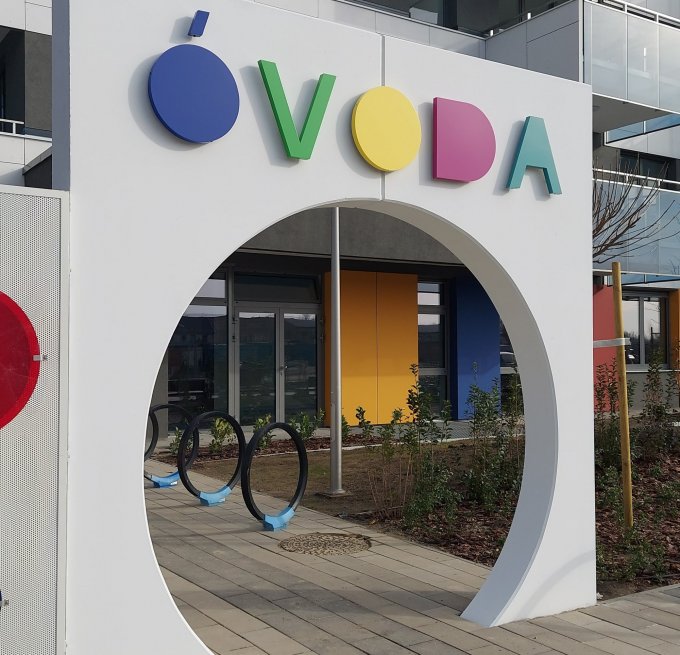 Újbudai Dunaparti Óvoda telephely bejárata