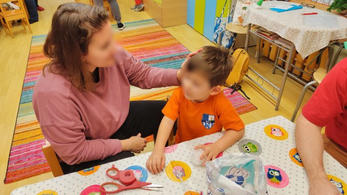 Adventi barkácsdélutáni hangulat